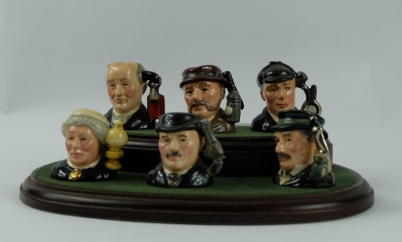 Appraisal: A set of Royal Doulton tiny character jugs Mrs Hudson