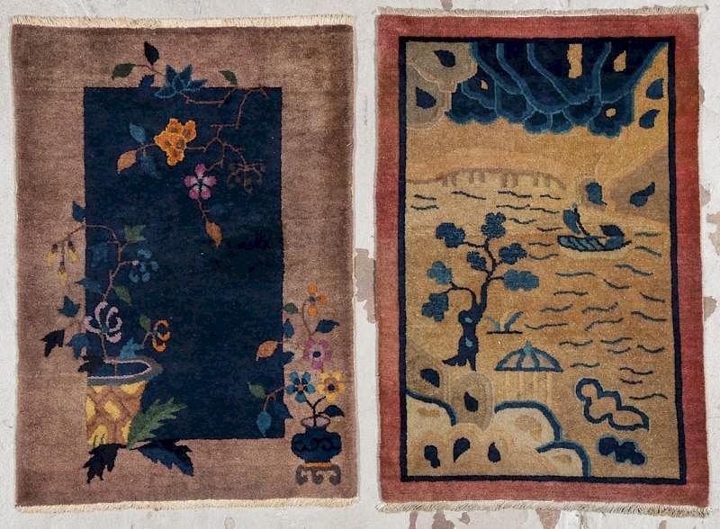 Appraisal: Antique Chinese Rugs ' '' x ' '' Antique Chinese