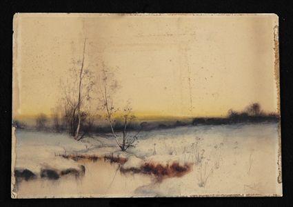 Appraisal: JULIAN WALBRIDGE RIX - LANDSCAPE Watercolor on paperboard x in