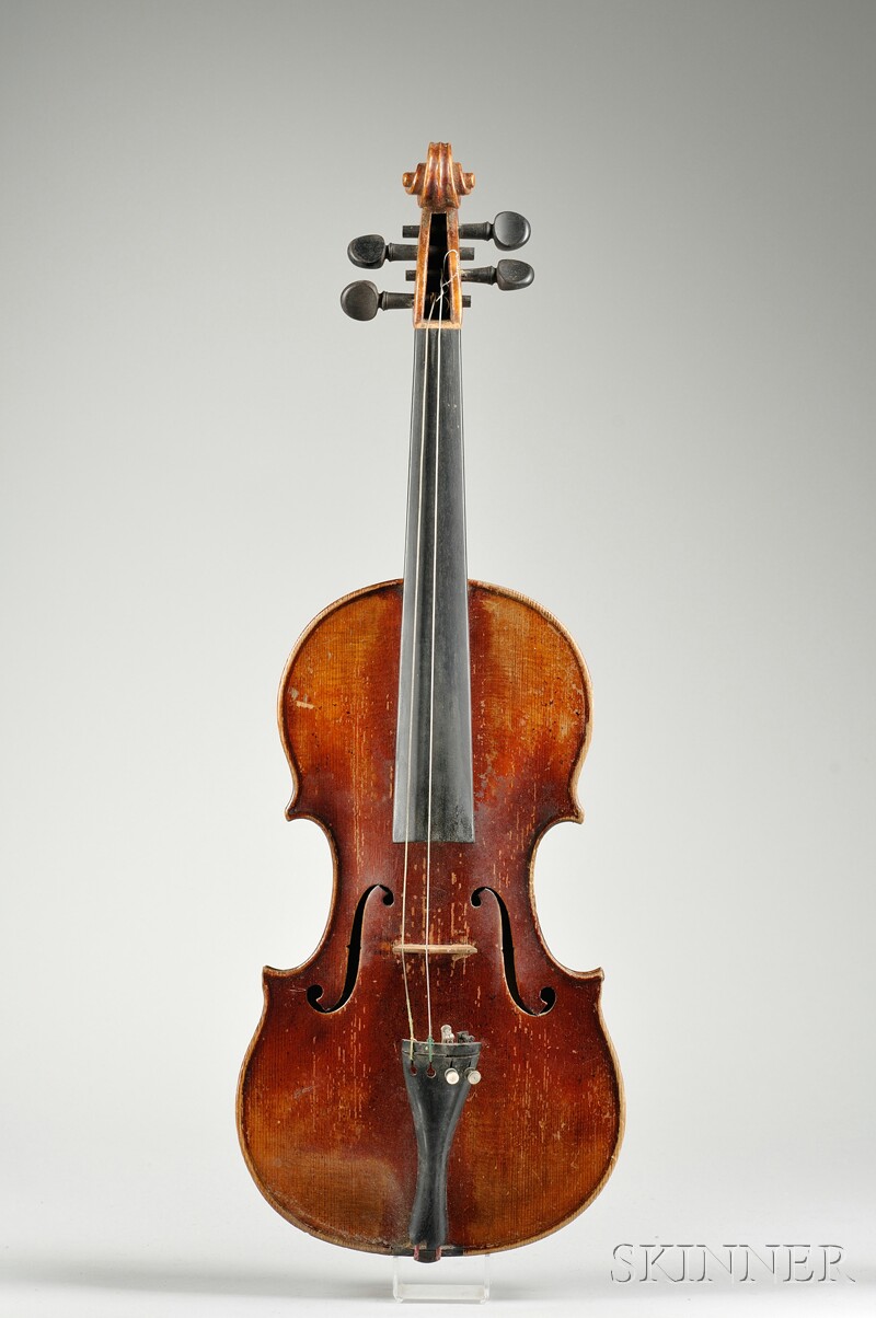 Appraisal: Markneukirchen Violin Wilhelm Durrschmidt Workshop c branded internally length of