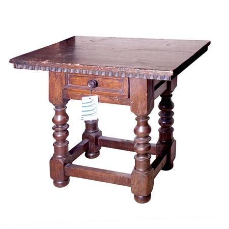 Appraisal: Italian Renaissance Style Walnut Low Table Estimate -