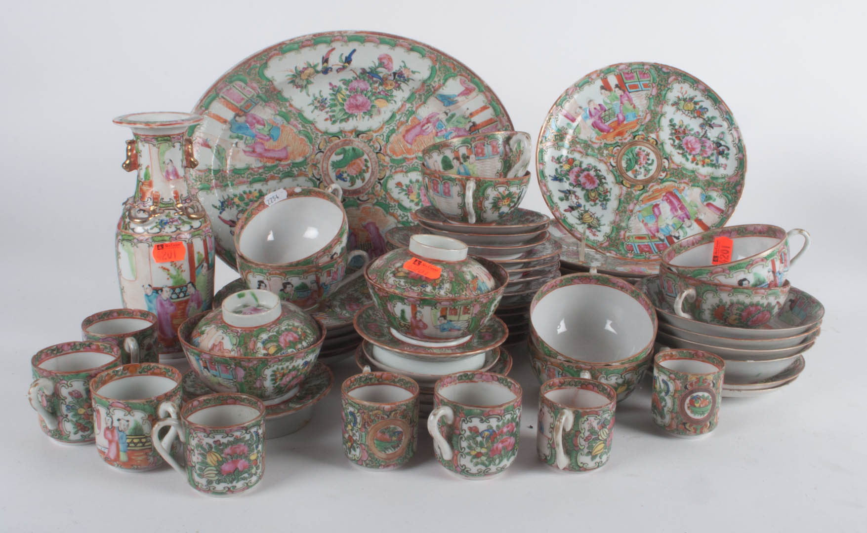 Appraisal: Large assortment of Rose Medallion china