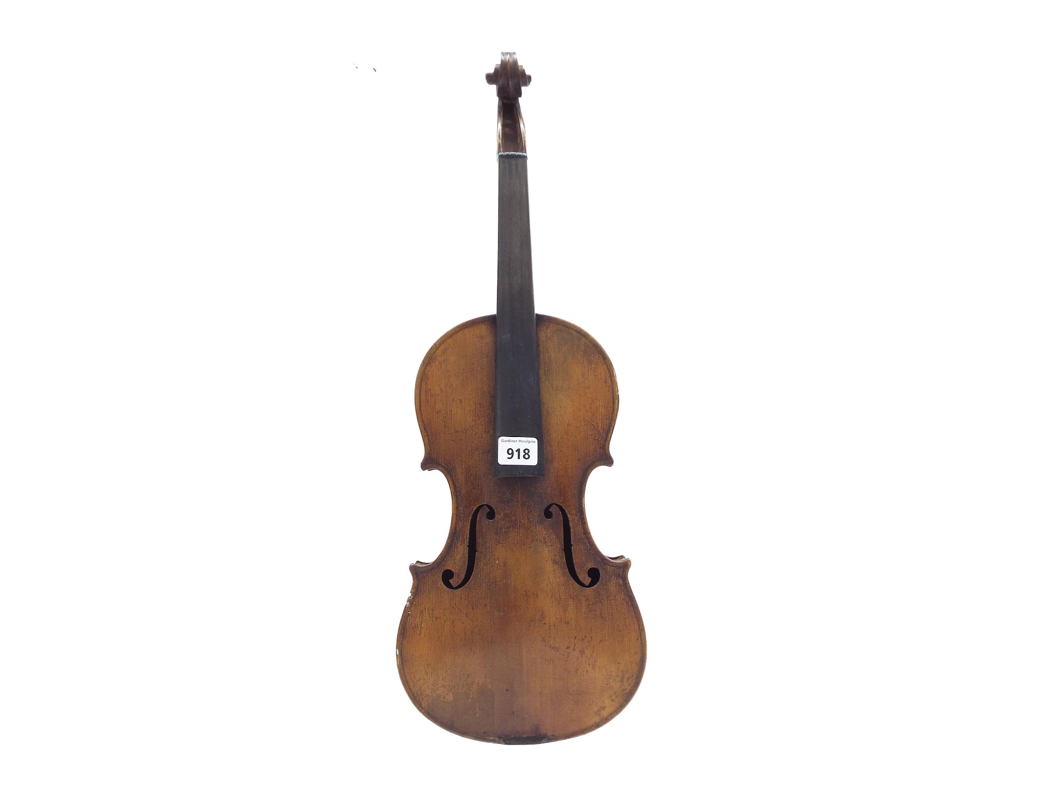 Appraisal: Late th century French violin of the Caussin School labelled