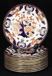 Appraisal: lot of English Royal Crown Derby Imari pattern service plates