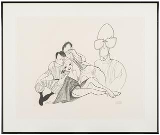 Appraisal: Hirschfeld Al American - Damn Yankees George Abbott Victor Garber