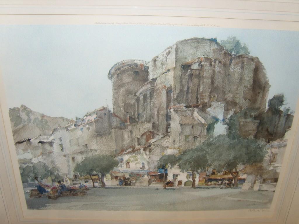 Appraisal: A signed coloured print by Sir William Russell Flint showing