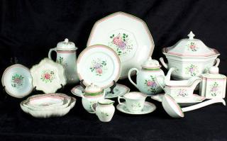 Appraisal: lot of Adams hand painted calyx ware lot of Adams