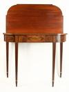 Appraisal: CARD TABLE - Period Hepplewhite mahogany inlaid card table Massachusetts