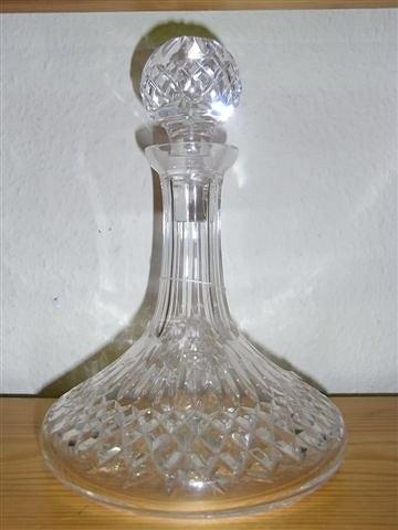 Appraisal: A WATERFORD CUT GLASS SHIPS DECANTER high