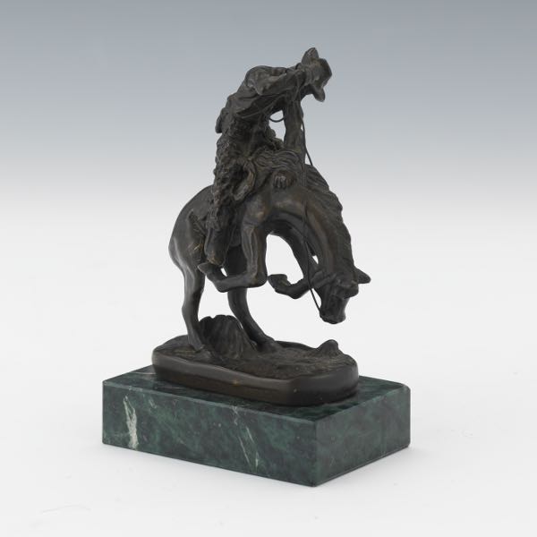 Appraisal: AFTER FREDERIC REMINGTON AMERICAN - x x The Rattlesnake Bronze