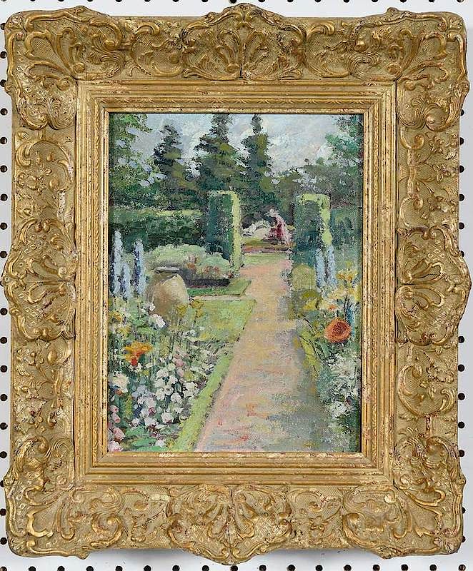 Appraisal: French School Impressionist Painting early th century Woman in a