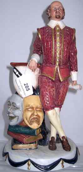 Appraisal: Royal Doulton Character Figure William Shakespeare HN limited edition height