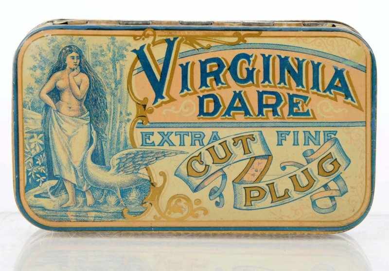 Appraisal: Virginia Dare Cut Plug Flat Pocket Description Tobacco manufactured in