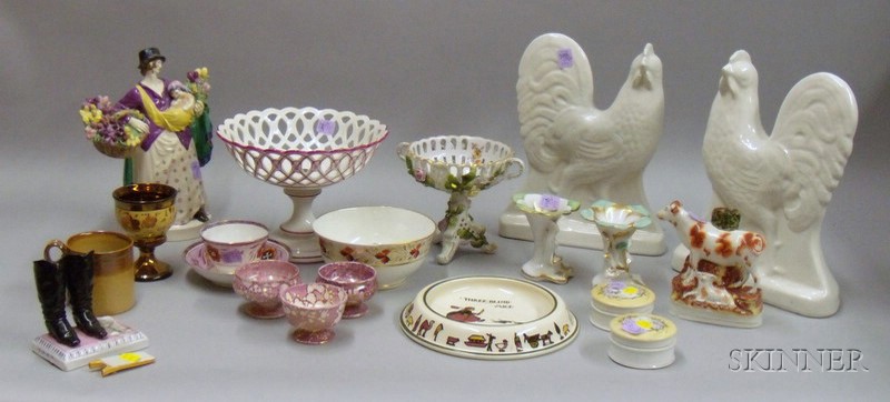 Appraisal: Group of Assorted Ceramic and Porcelain Table Items including a