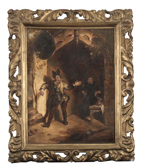 Appraisal: Manner of Cornelius Dusart Dutch - Hunter and a Priest