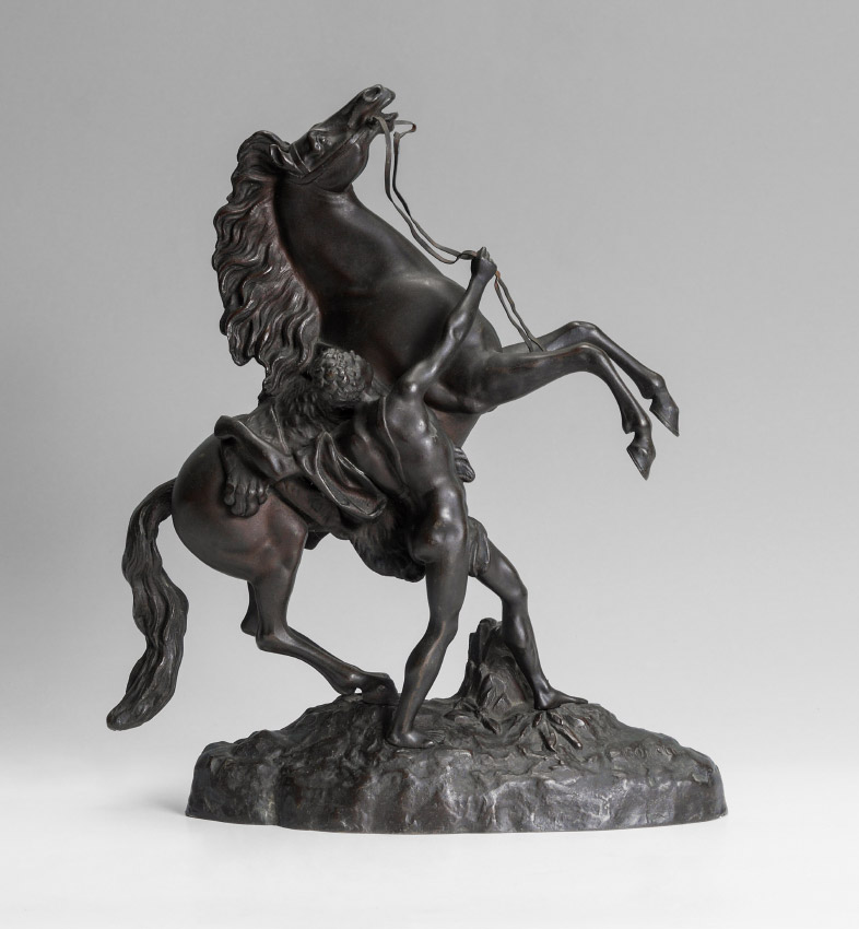 Appraisal: MARLY HORSE BRONZE SCULPTURE AFTER COUSTOU A Good th Century