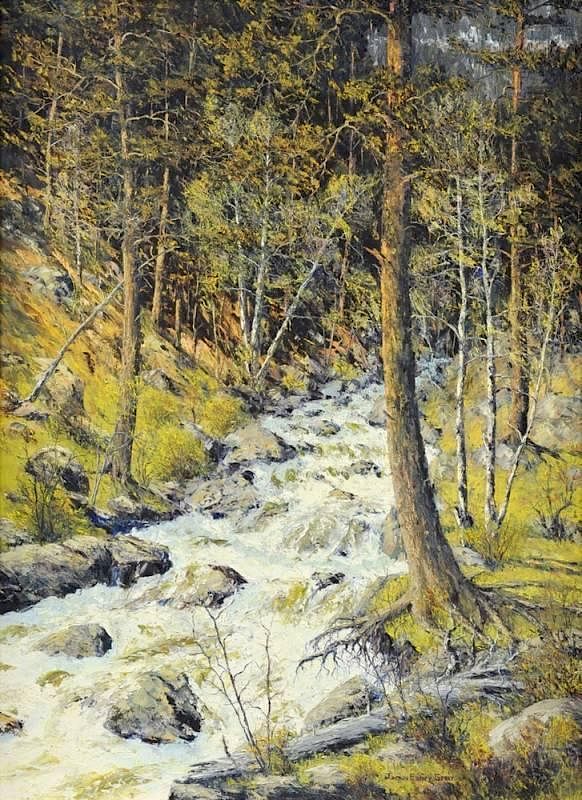 Appraisal: JAMES EMERY GREER American - A PAINTING Glacier Creek JAMES