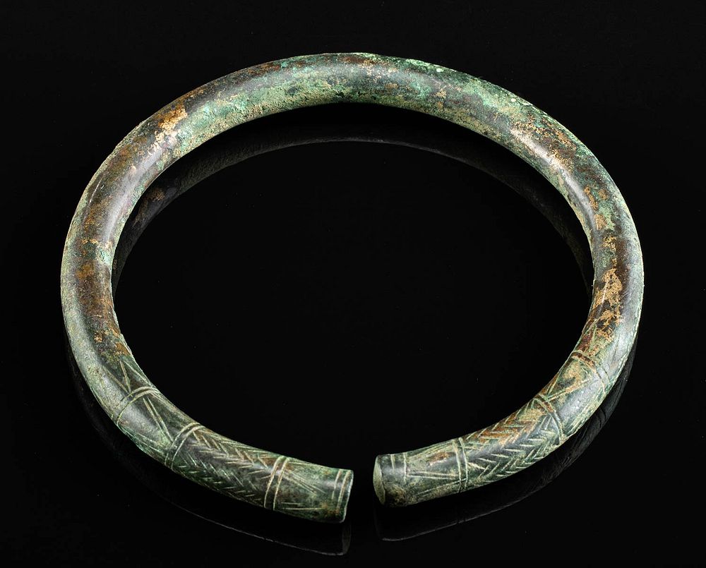 Appraisal: Bronze Thracian Torq Bracelet Arm Band Classical World Balkan Europe