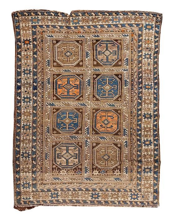 Appraisal: A Caucasian Shirvan Wool Rug feet inches x feet A