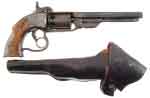 Appraisal: SAVAGE CIVIL WAR NAVY REVOLVER WITH HOLSTER SN Cal -