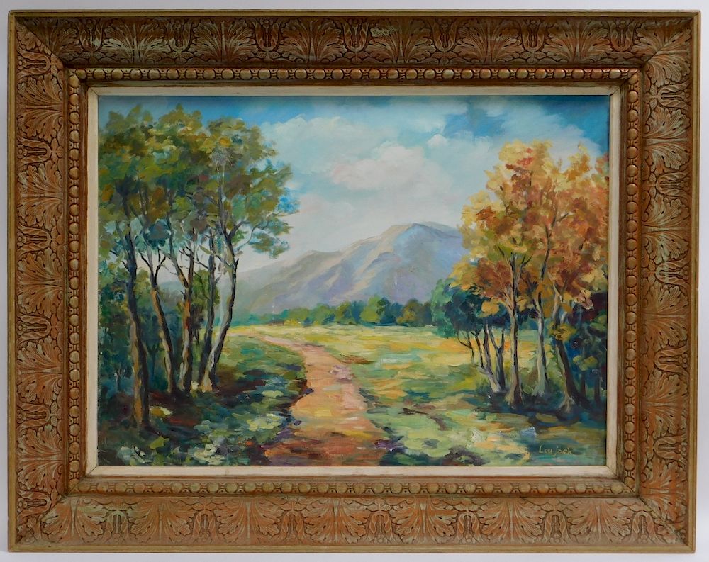 Appraisal: Louis Jack O C Impressionist Landscape Painting Louis Jack Rhode