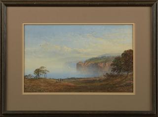 Appraisal: J G Philip Figures Along the Fog Shrouded Coast J