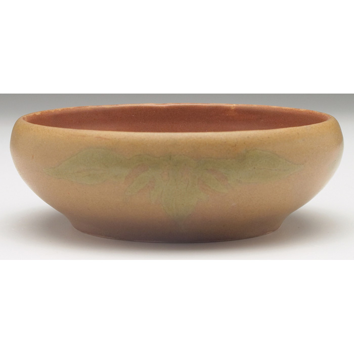 Appraisal: Walrath bowl low form in a brown matte glaze with