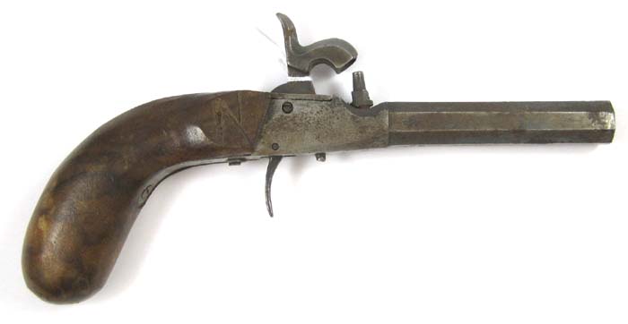 Appraisal: MID TO LATE TH CENTURY GERMAN PERCUSSION PISTOL approximately caliber