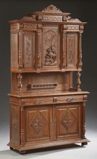 Appraisal: French Henri II Style Buffet a Deux Corps th c