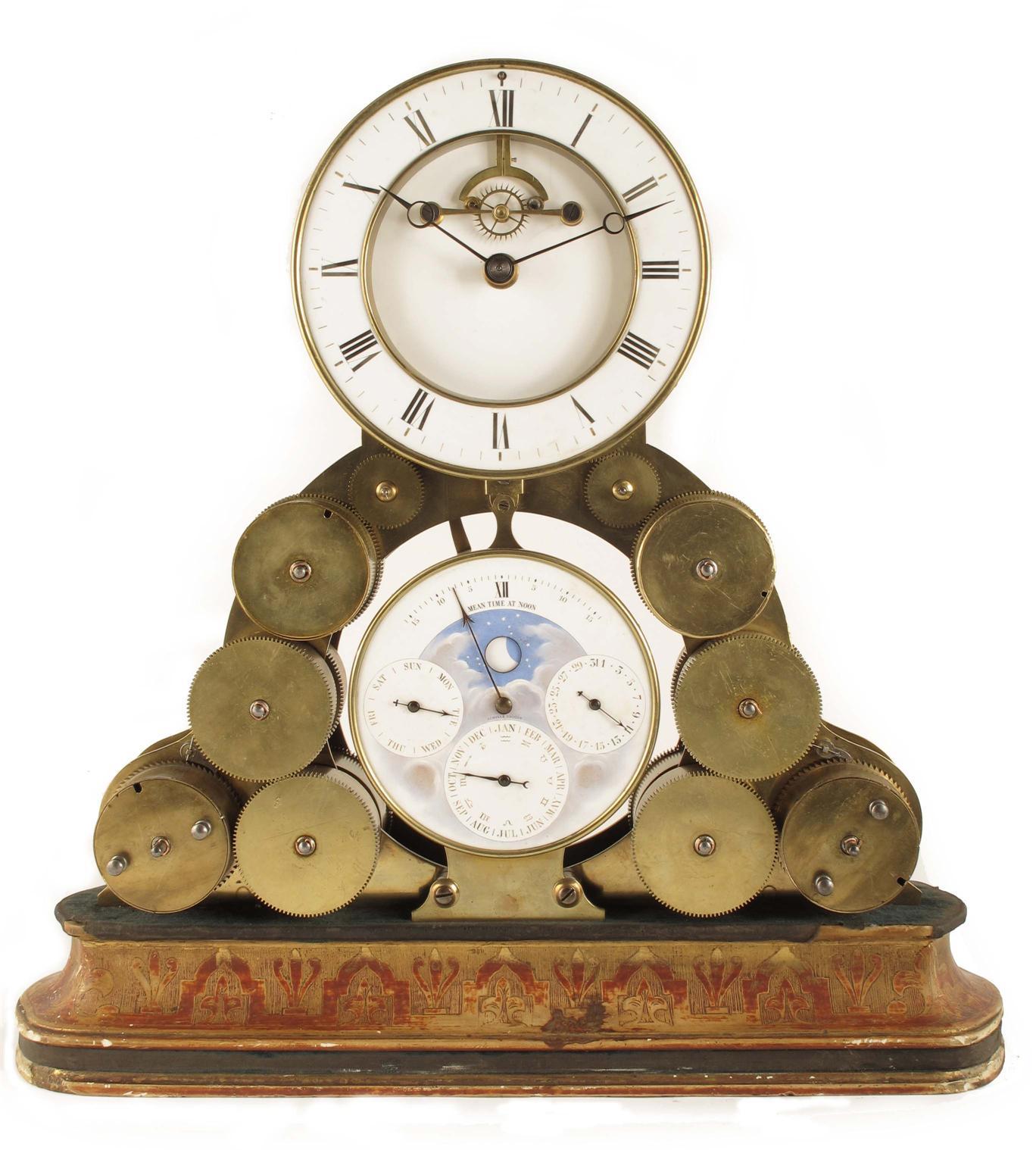 Appraisal: Achille Brocot A rare perpetual calendar striking mantel clock