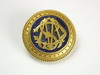 Appraisal: BROOCH - Antique K gold and lapis brooch A lapis