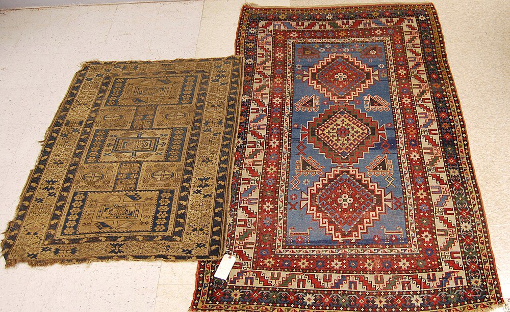 Appraisal: Kazak and a Shirvan Rug Southwest and East Caucasus early