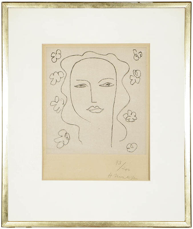 Appraisal: Henri Matisse - Henri Matisse - French Madeleine - Etude