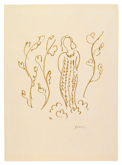 Appraisal: HENRI MATISSE Floril ge des Amours Color lithograph on Japan