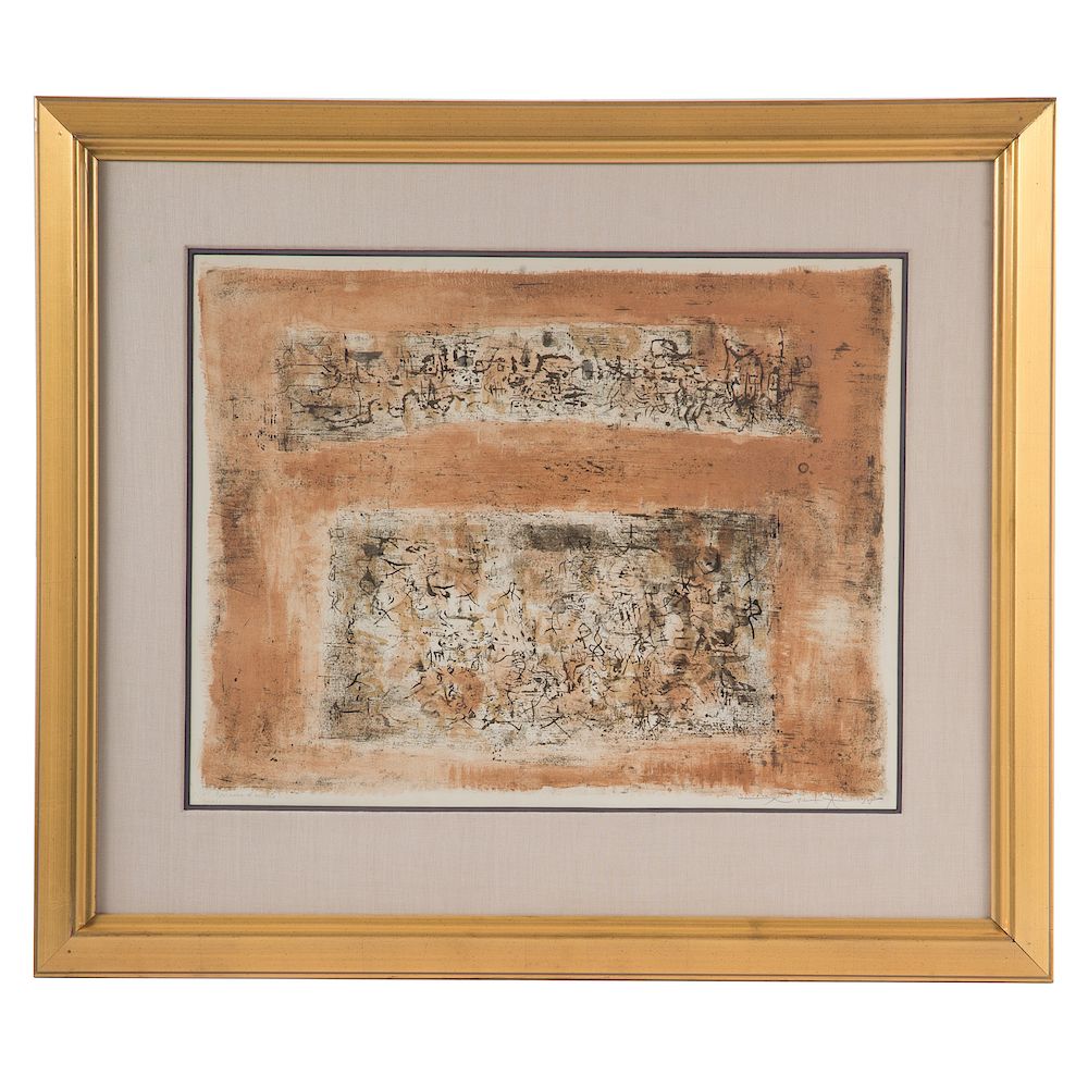 Appraisal: Zao Wou-Ki Entre Deux Villes lithograph Chinese French - Epreuve