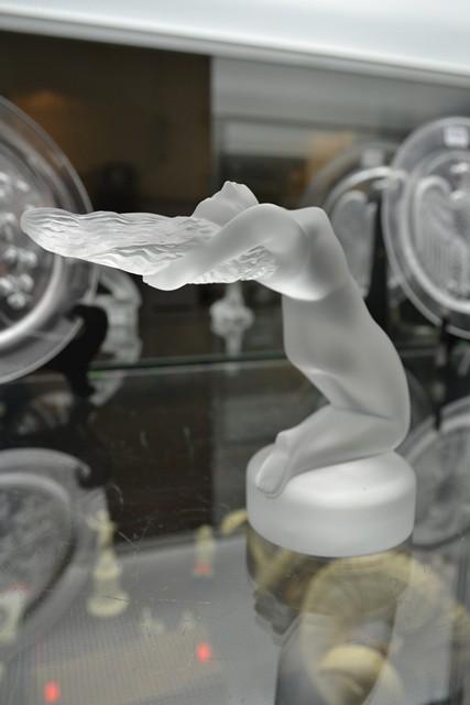 Appraisal: LALIQUE FROSTED GLASS FIGURE 'CHRYSIS'