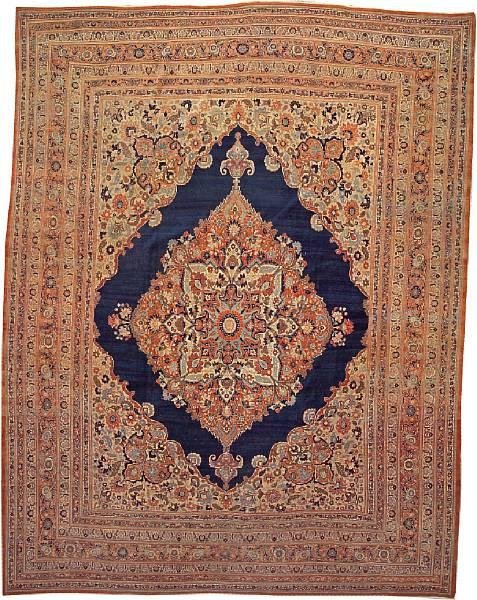 Appraisal: A Hadji Jalili Tabriz carpet Northwest Persia late th century