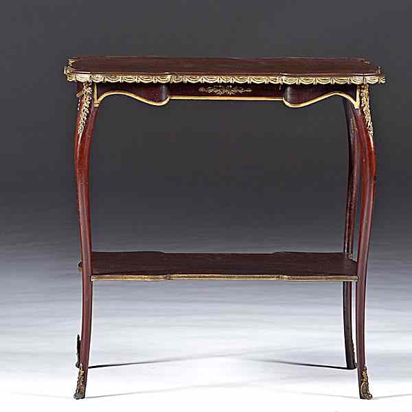 Appraisal: Louis XV-style Side Table French late th century a Louis