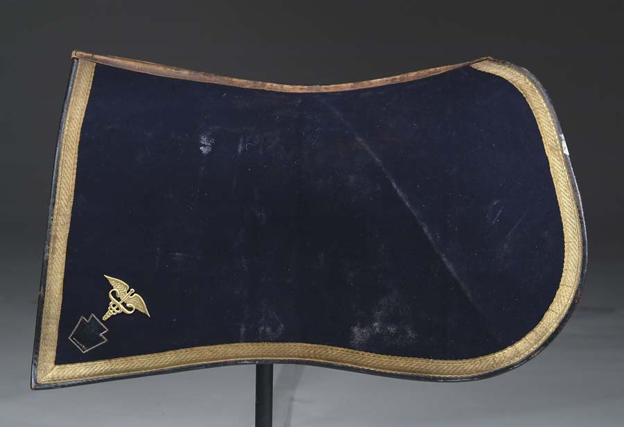 Appraisal: INDIAN WAR IDENTIFIED PENNSYLVAMIA MEDICAL OFFICER S SADDLE BLANKET This