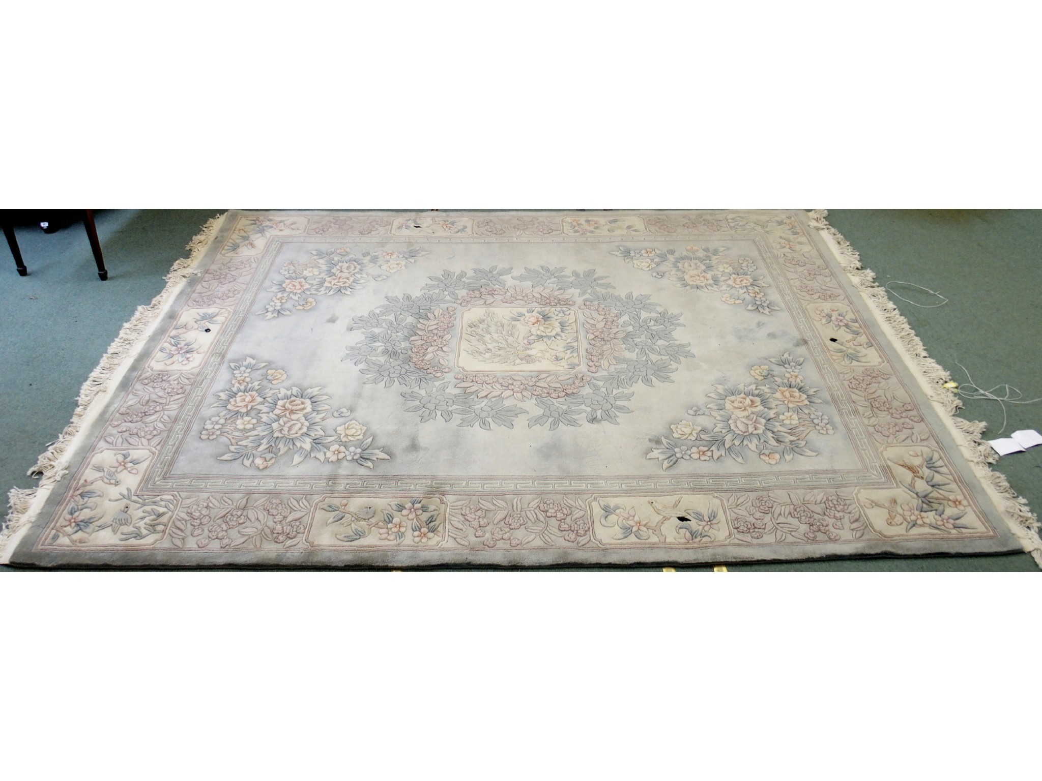 Appraisal: A large Chinese rug x cm