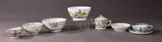 Appraisal: Group of Eight Pieces of Chinese Export Porcelain th c