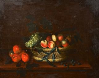 Appraisal: Still life attr Louis Hubner th c th century oil