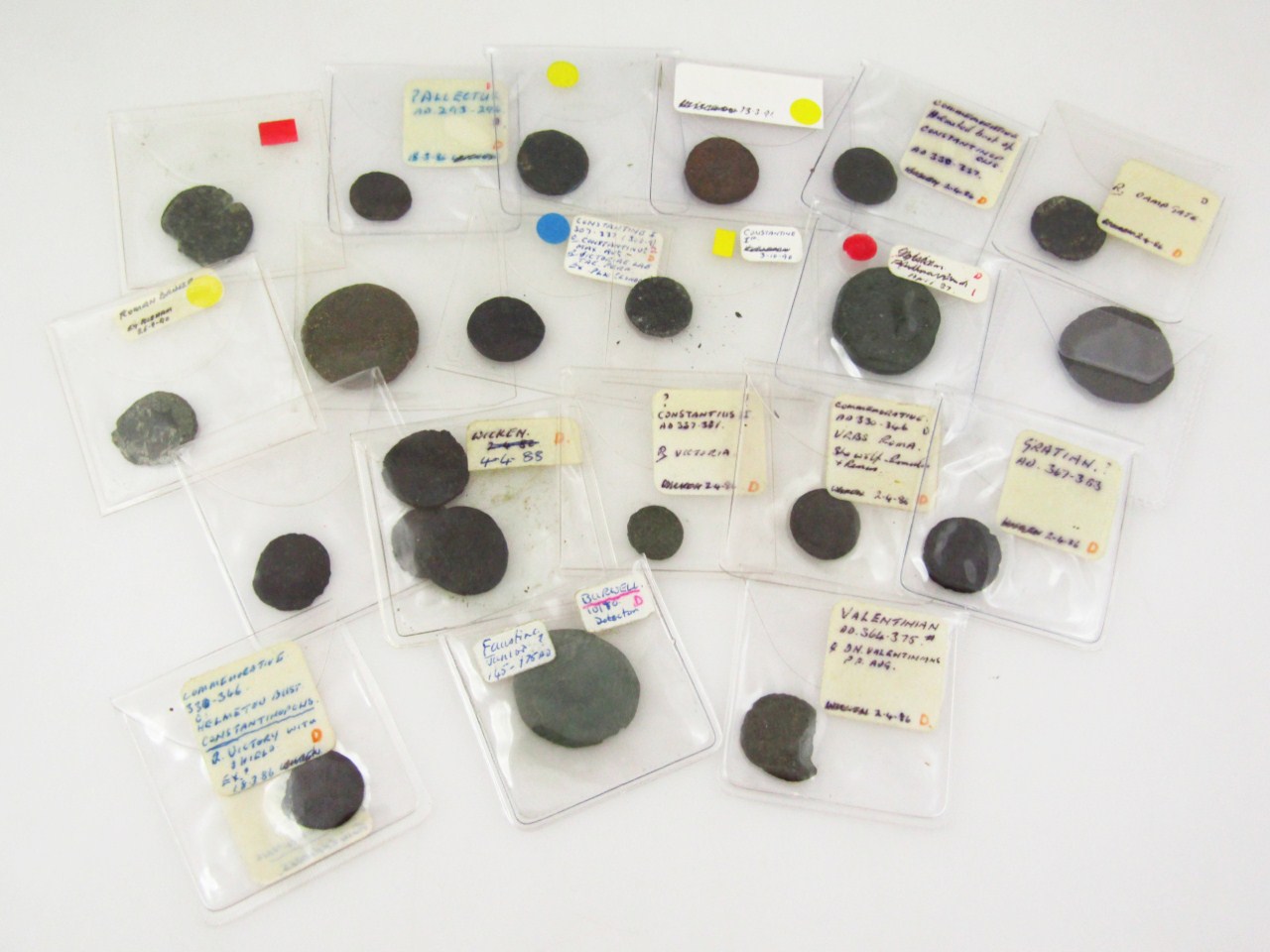 Appraisal: Various hammered Roman coins low denomination etc to include commemorative