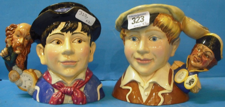 Appraisal: Royal Doulton Character Jugs Oliver twist D and artful Dodger