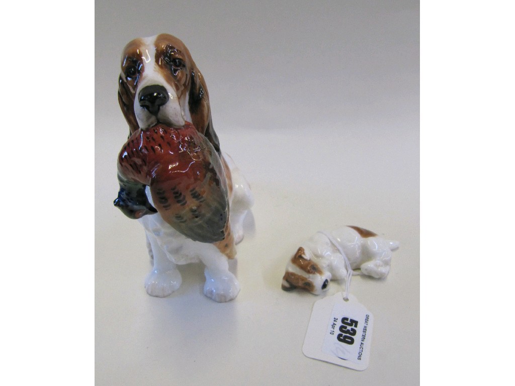 Appraisal: Royal Doulton figure of a spaniel with a pheasant in