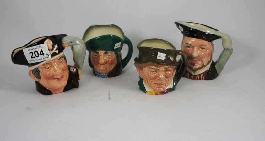 Appraisal: Royal Doulton Collection of Small Size Character Jugs Long John