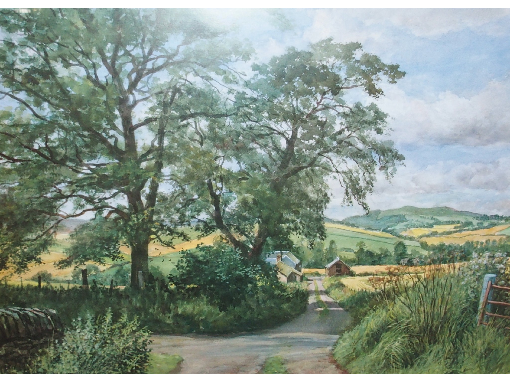 Appraisal: JAMES MCINTOSH PATRICK Midsummer Shadows signed and numbered limited edition