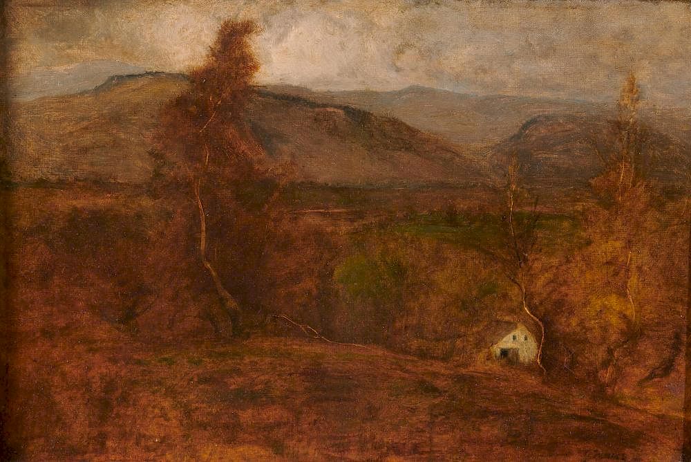 Appraisal: GEORGE INNESS American - Landscape oil on canvas GEORGE INNESS