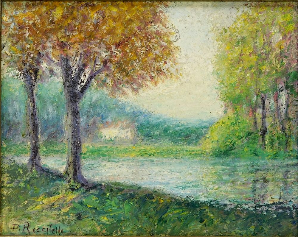 Appraisal: Domenico Riccitelli Autumnal Landscape Painting Domenico Riccitelli Autumnal Landscape Painting