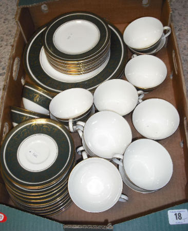 Appraisal: Royal Doulton Vanborough Dinner service comprising Dinner Plates Cups And